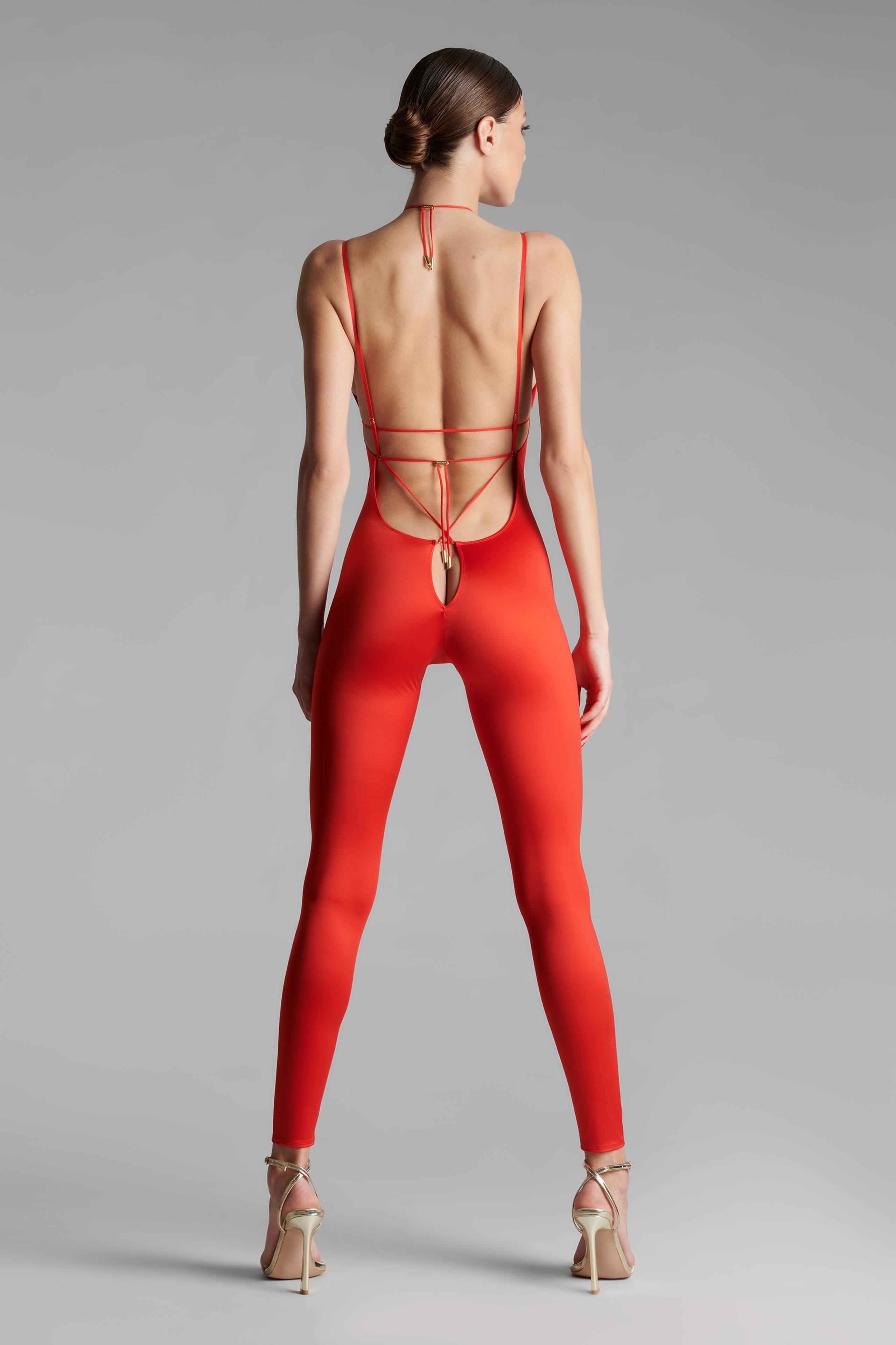 Catsuit con spalline aperte sul retro - French Kiss